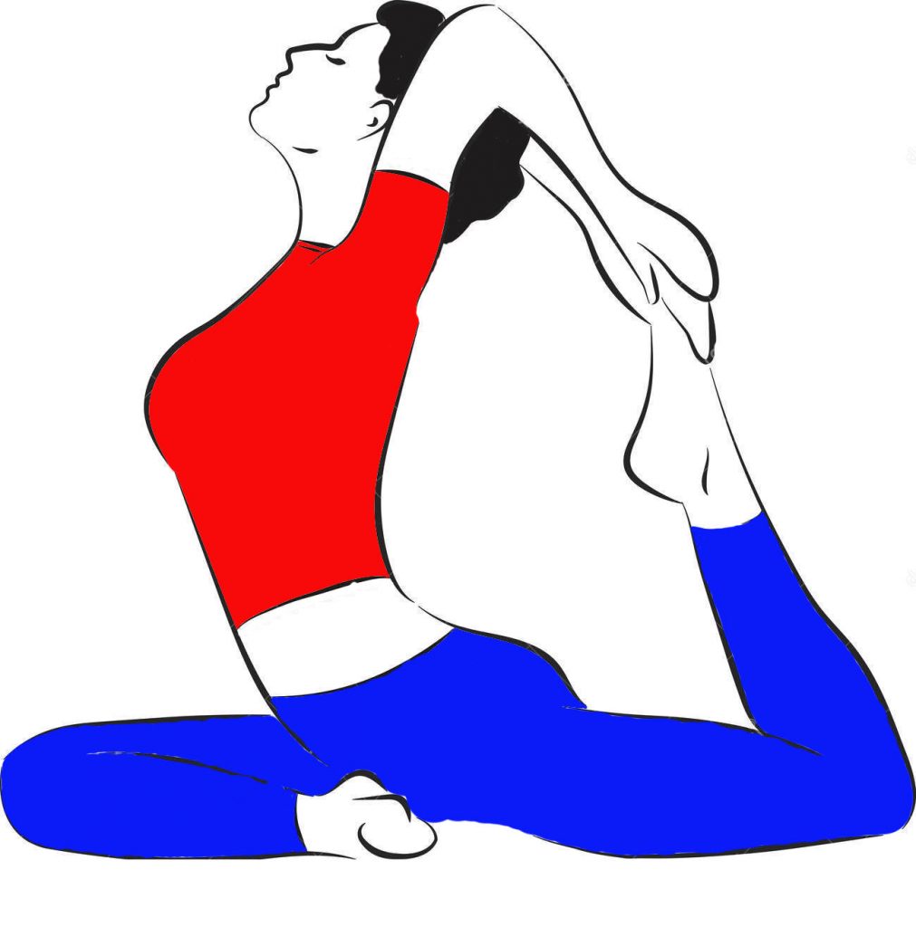 Rajakapotasana the king Pigeon yoga Pose Steps