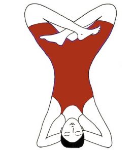 Urdhva Padmasana - Lotus Pose in Headstand - Sarvyoga | Yoga