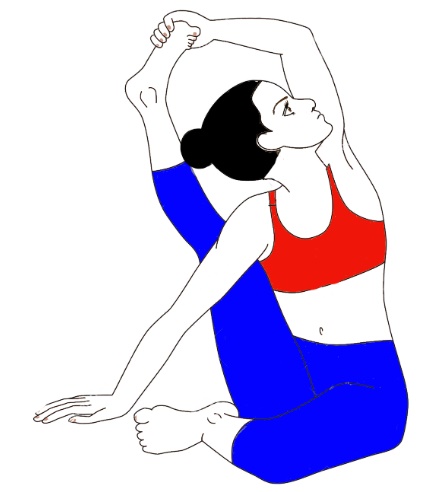 Parivrtta Surya Yantrasana (The Compass Yoga Pose)