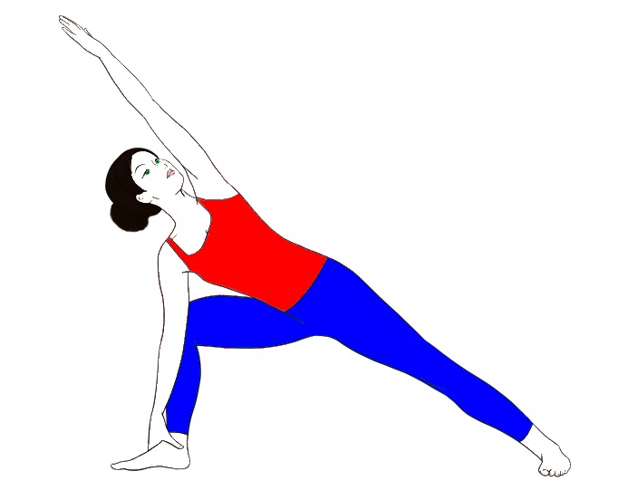 Utthita-Parsvakonasana-Extended-Side-Angle-Pose-yoga-steps-benefits